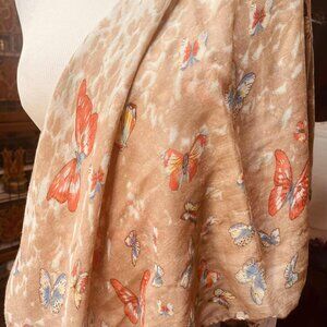 Modern Butterfly Scarf – Soft Viscose Canadian Collection